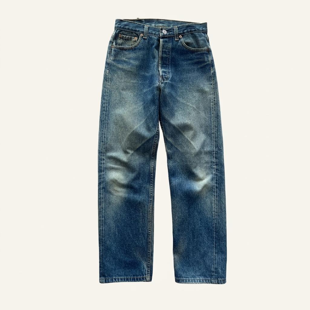 [27.5] 90's Levis 501xx 555 Factory Jeans [LV401] 1