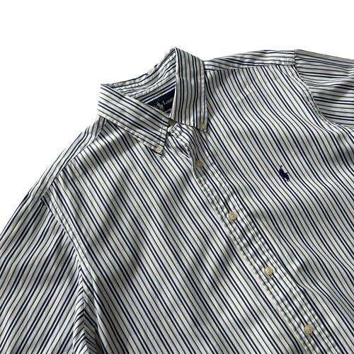 [100] Polo Ralph Lauren 1/2 Stripe Shirt 3