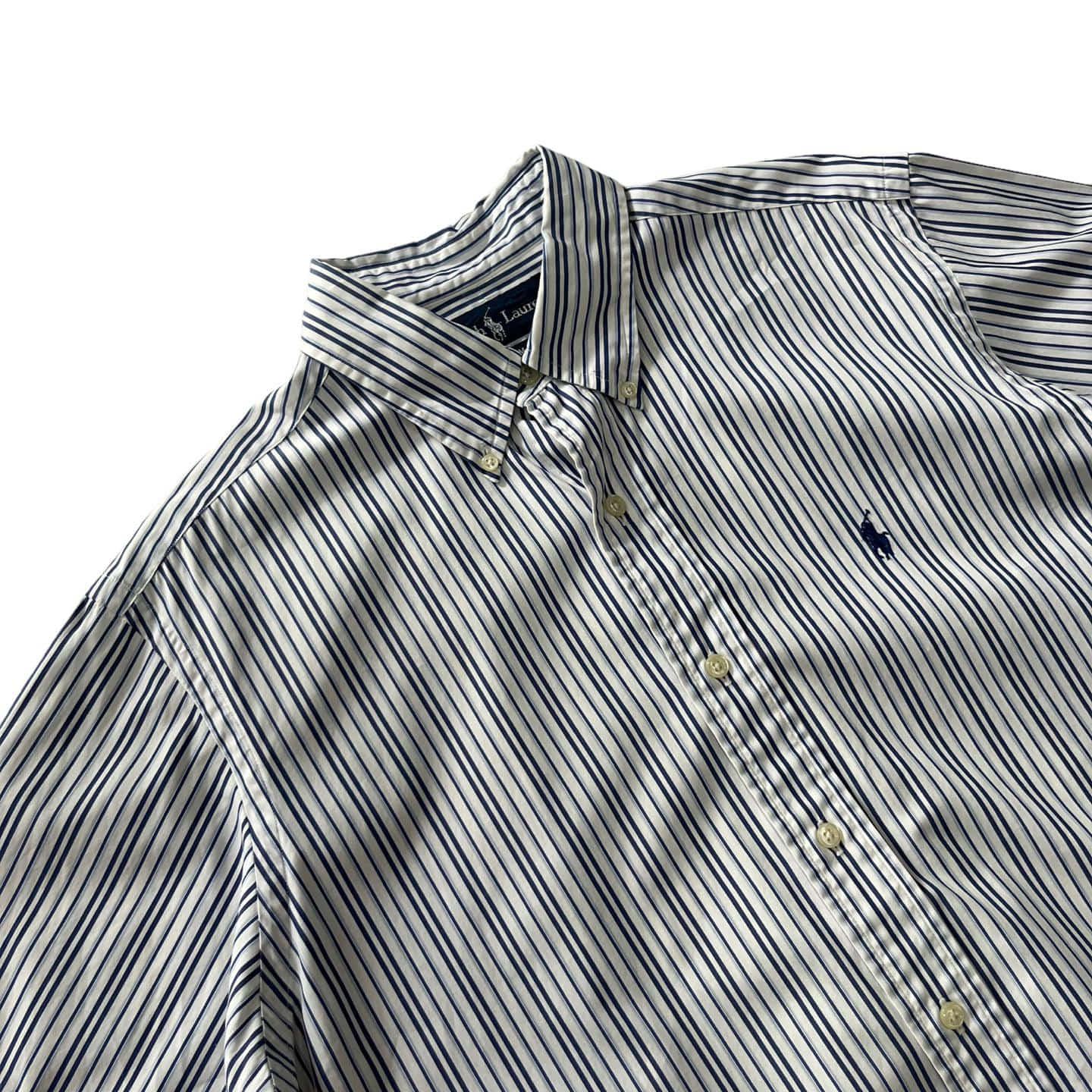 [100] Polo Ralph Lauren 1/2 Stripe Shirt 8
