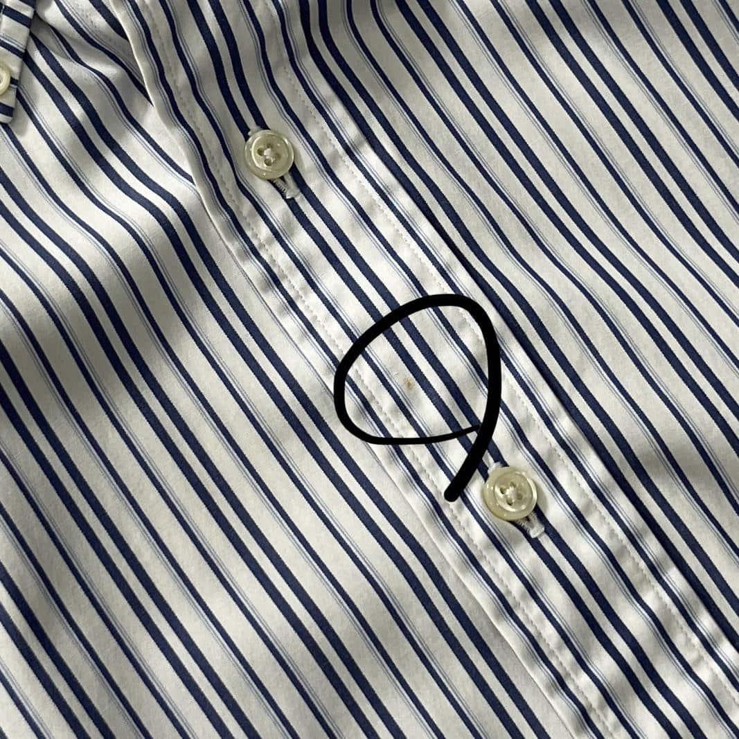[100] Polo Ralph Lauren 1/2 Stripe Shirt 11