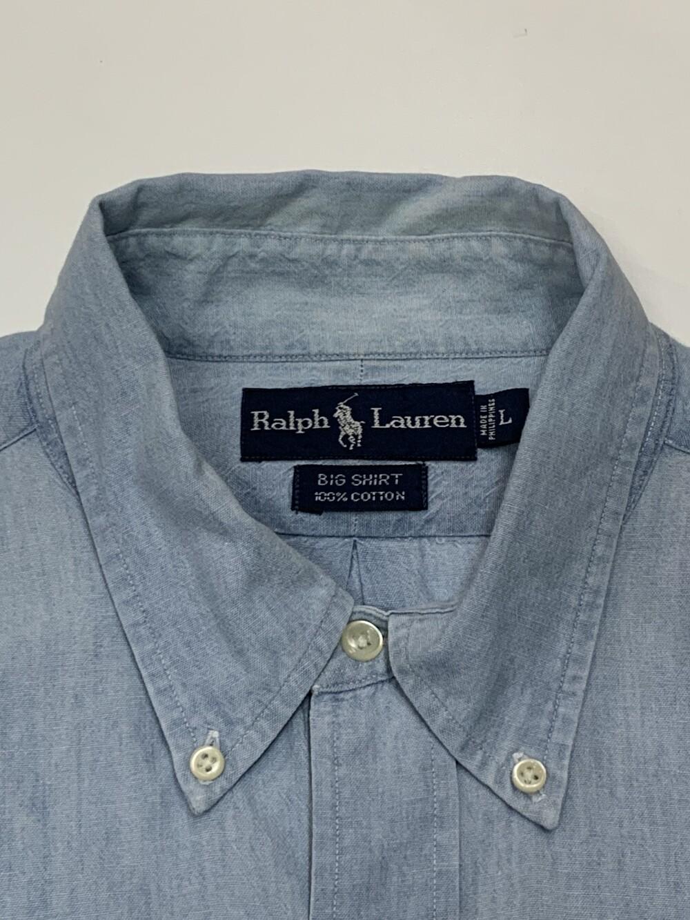 Polo by Ralph Lauren Chambray Shir 'BIG SHIRT' 9
