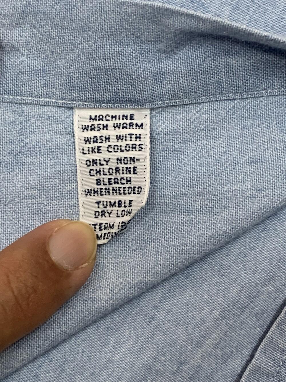 Polo by Ralph Lauren Chambray Shir 'BIG SHIRT' 10