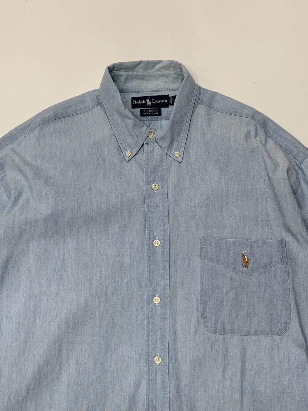 Polo by Ralph Lauren Chambray Shir 'BIG SHIRT' 7