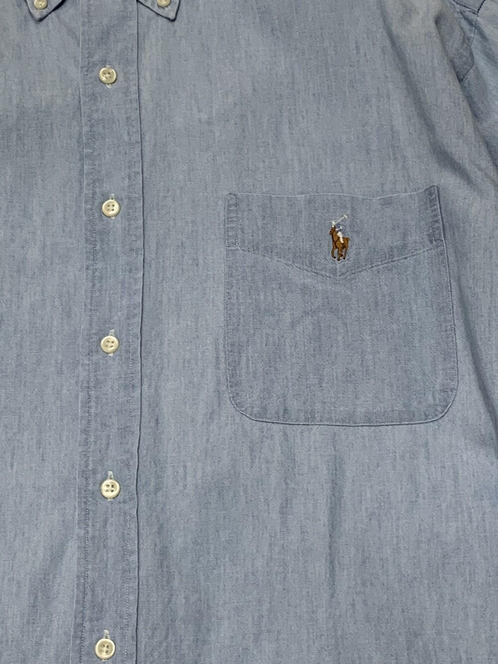 Polo by Ralph Lauren Chambray Shir 'BIG SHIRT' 8