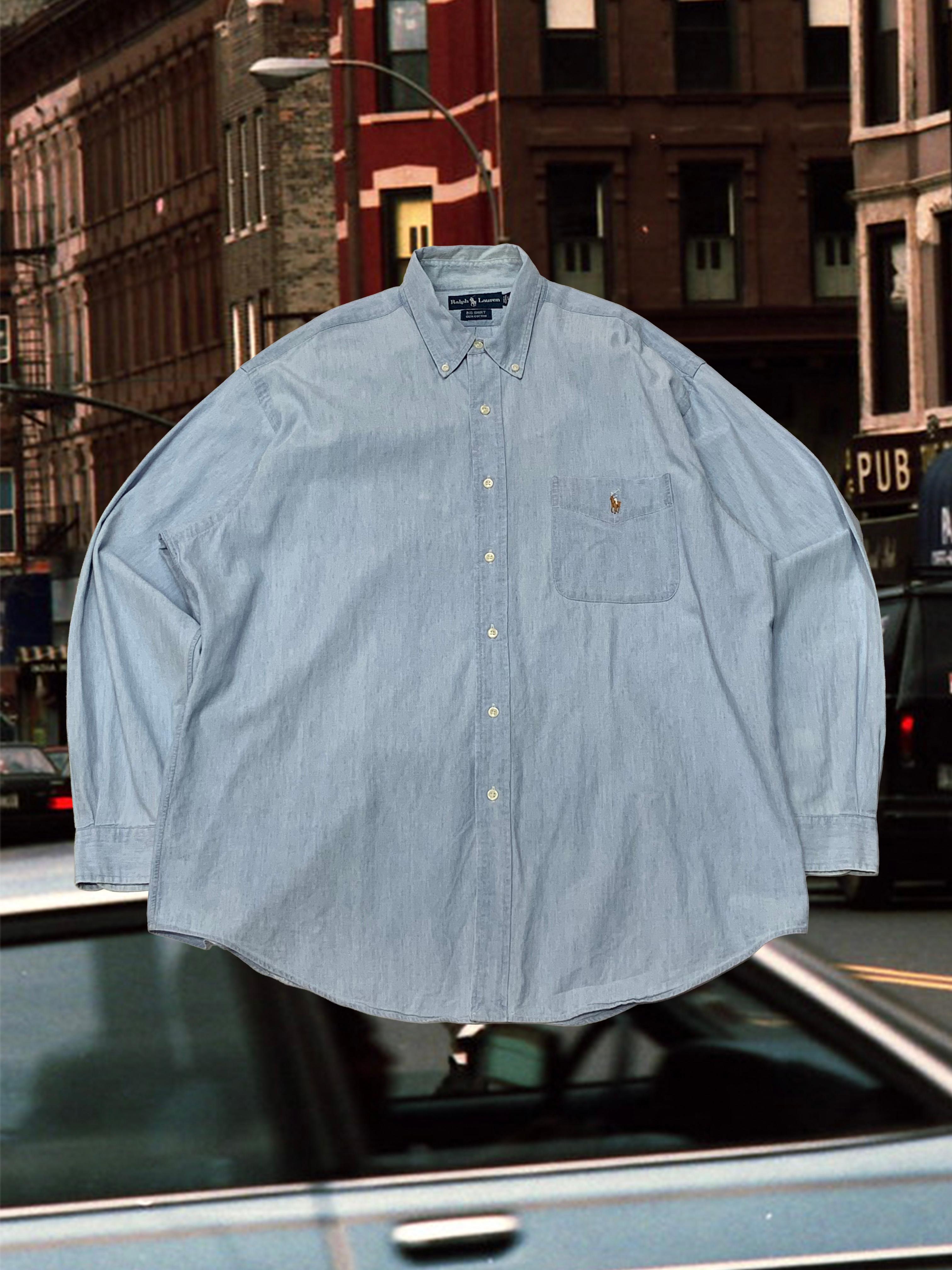 Polo by Ralph Lauren Chambray Shir 'BIG SHIRT' 3