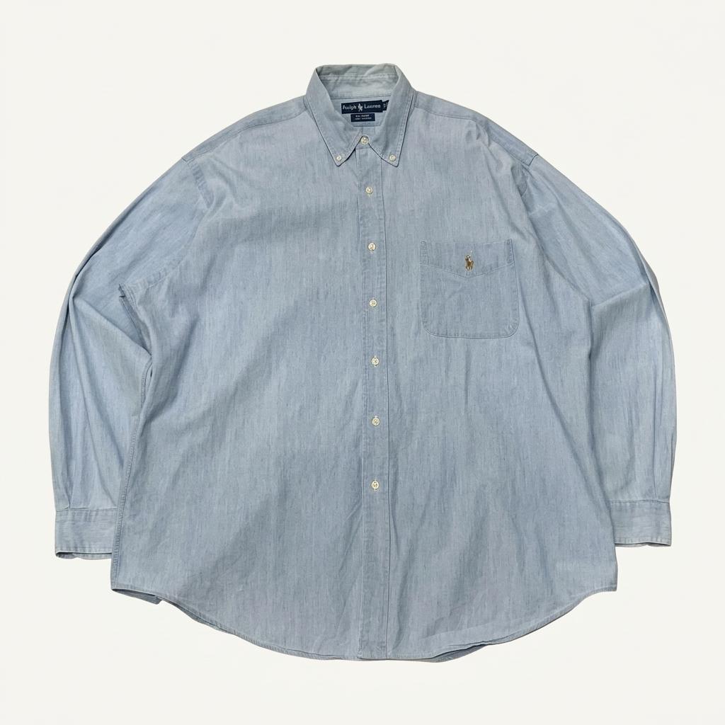 Polo by Ralph Lauren Chambray Shir 'BIG SHIRT' 1