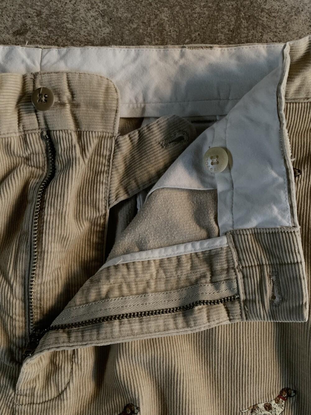 Polo by Ralph Lauren Embroidery Corduroy Pants 10