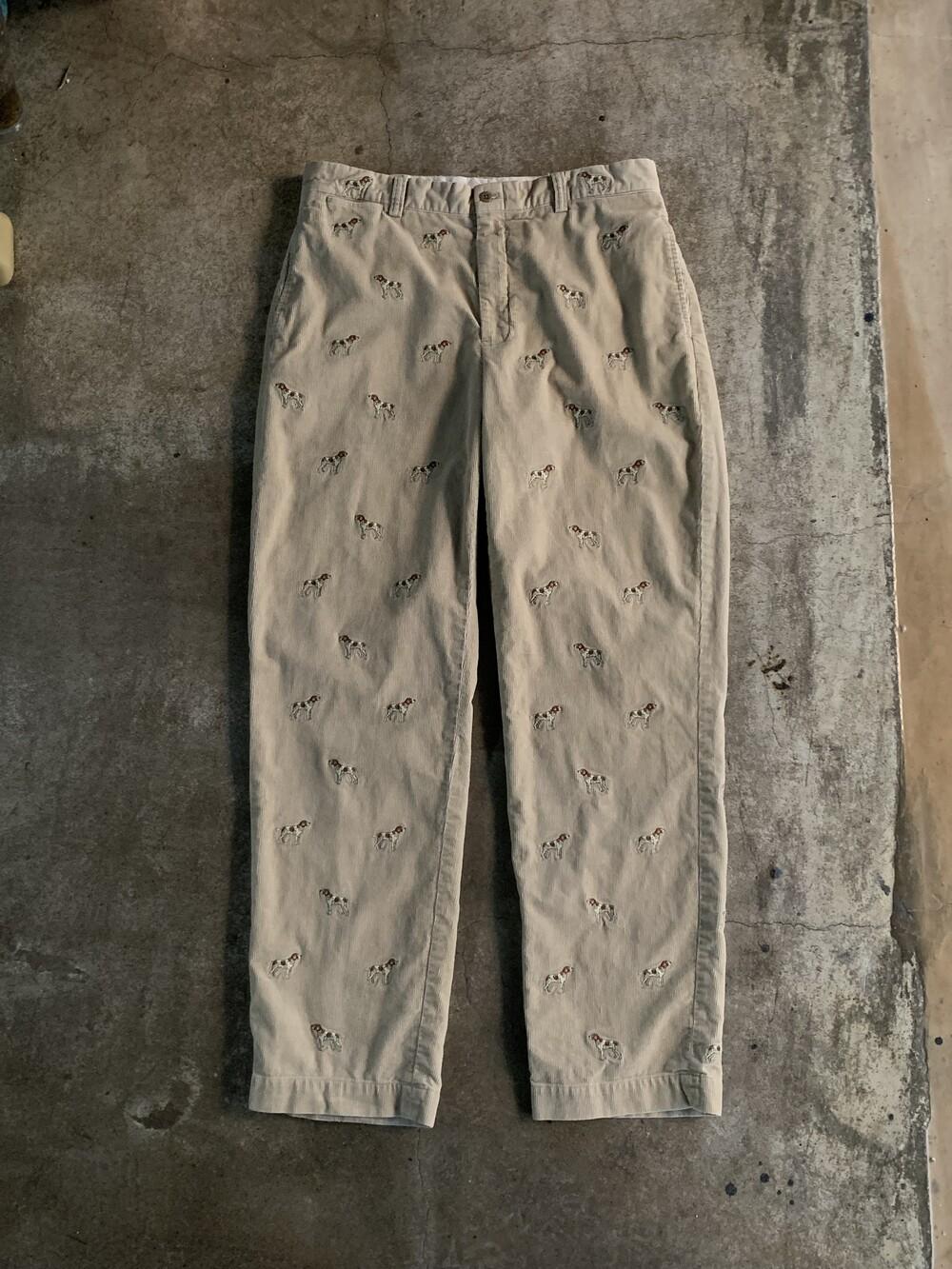 Polo by Ralph Lauren Embroidery Corduroy Pants 8