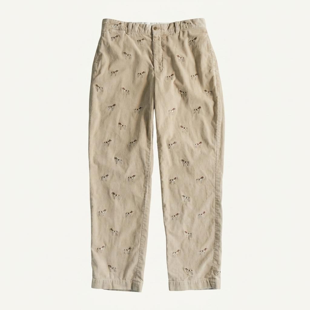 Polo by Ralph Lauren Embroidery Corduroy Pants 1
