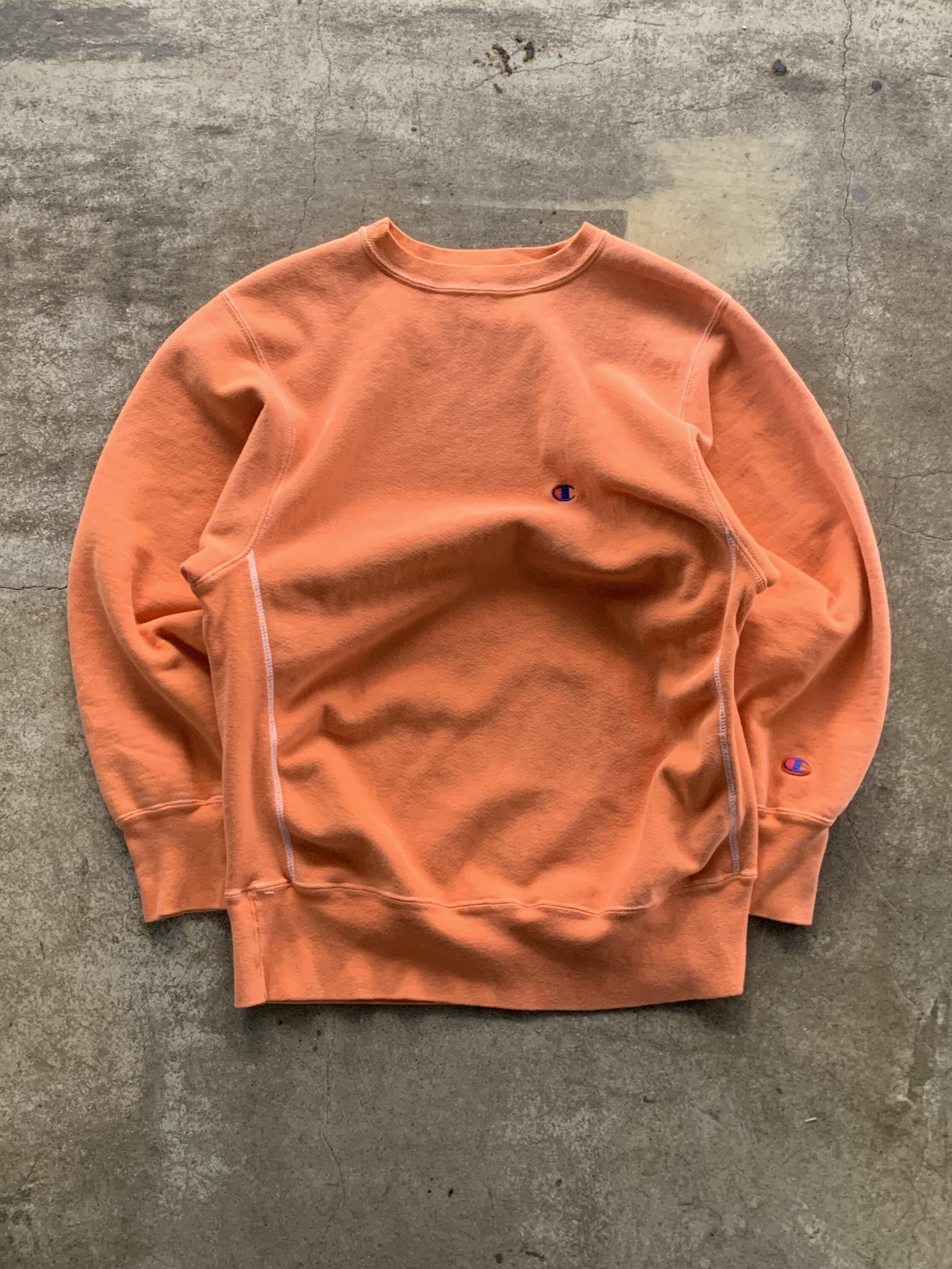 1990s Champion Reverse Weave Sweatshirt (Orange) 4