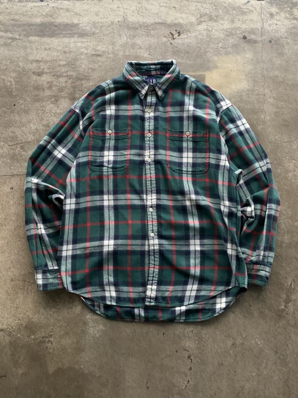 OLD GAP Flannel Work Shirt 8