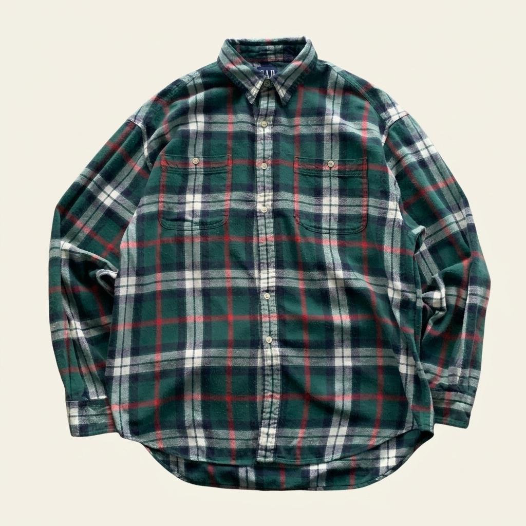 OLD GAP Flannel Work Shirt 1