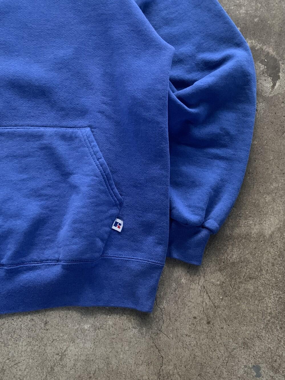1990s RUSSELL ATHLETIC Tubular Sweat Hoodie (Blue) 11