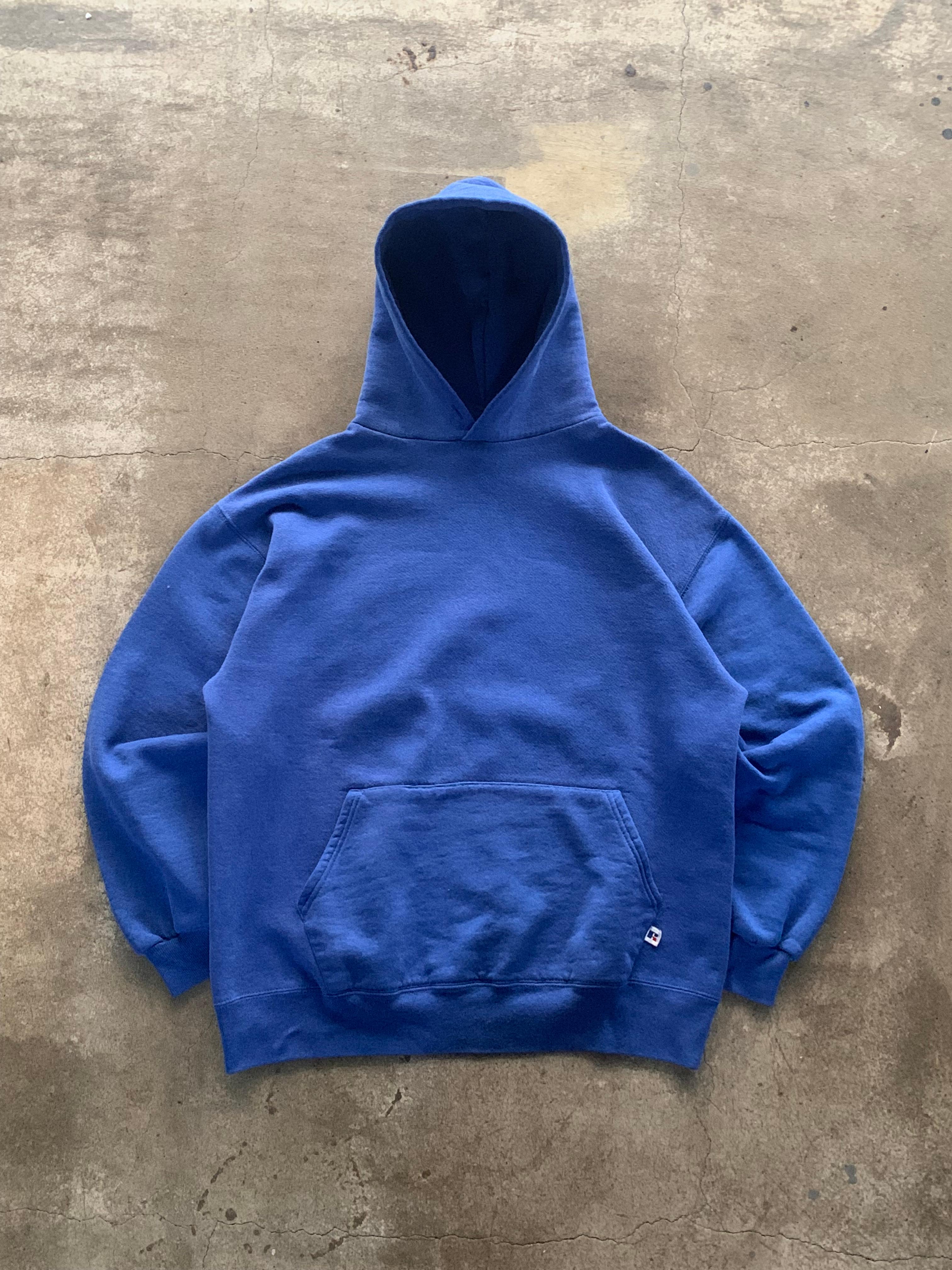 1990s RUSSELL ATHLETIC Tubular Sweat Hoodie (Blue) 3