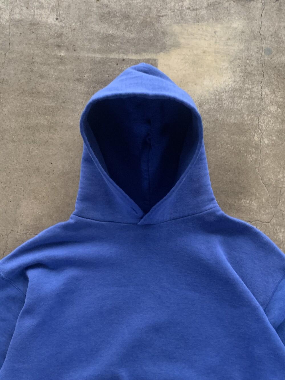 1990s RUSSELL ATHLETIC Tubular Sweat Hoodie (Blue) 9