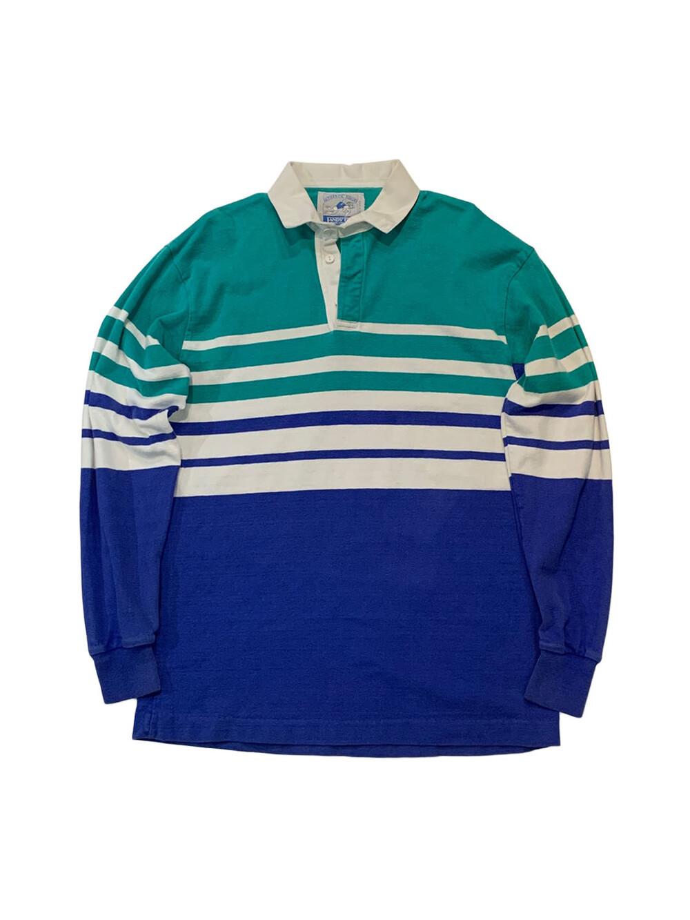 1980-90 LANDS' END Rugby Shirt 6