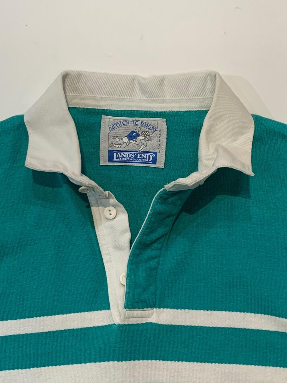 1980-90 LANDS' END Rugby Shirt 7