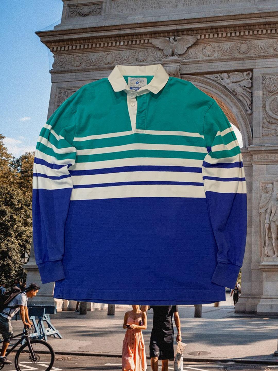 1980-90 LANDS' END Rugby Shirt 3