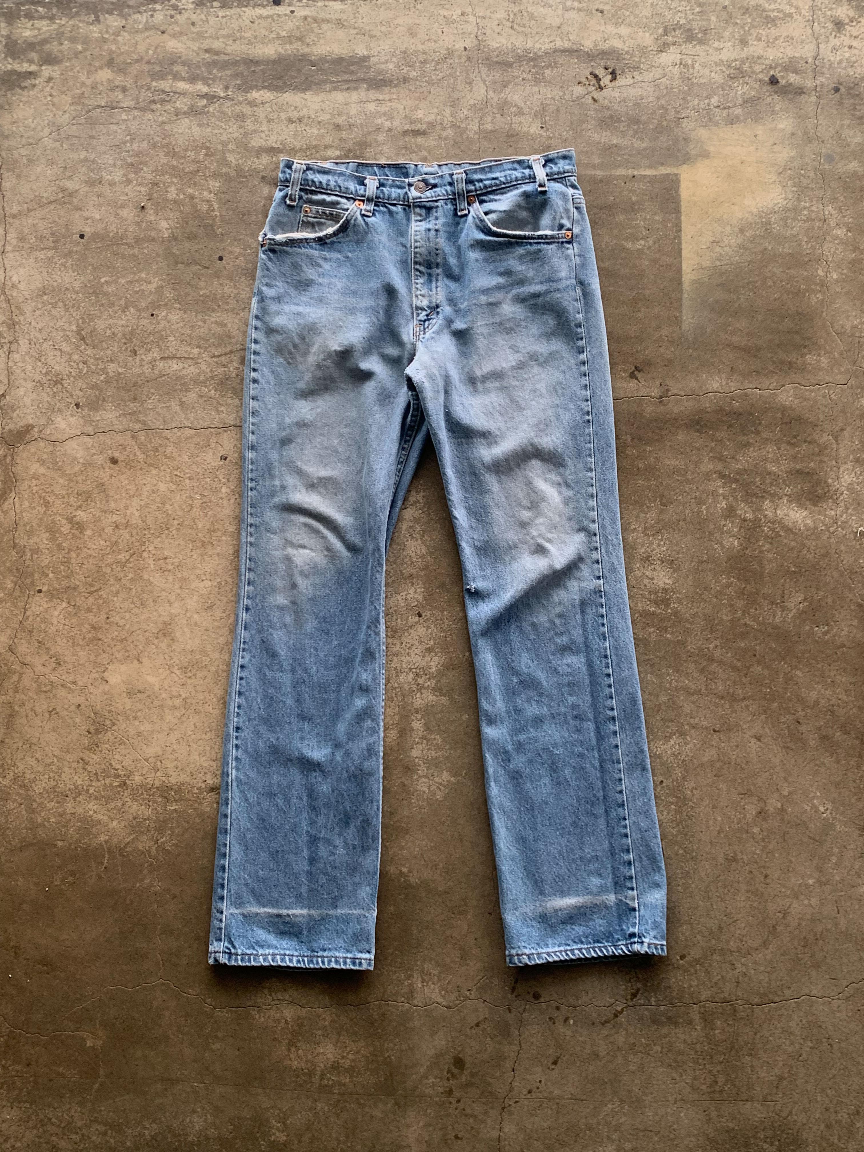 1990s Levi's 517 OrangeTab Denim Jeans (34X32) 3