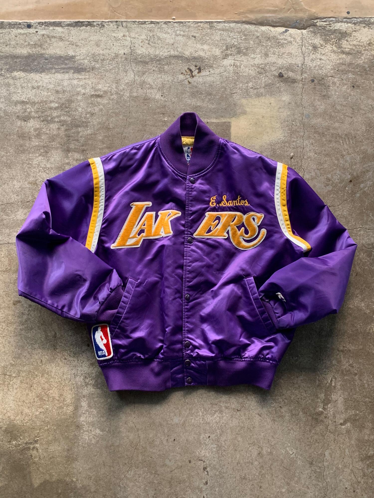 1980-90s STARTER Stadium Jacket 'LA LAKERS' 2