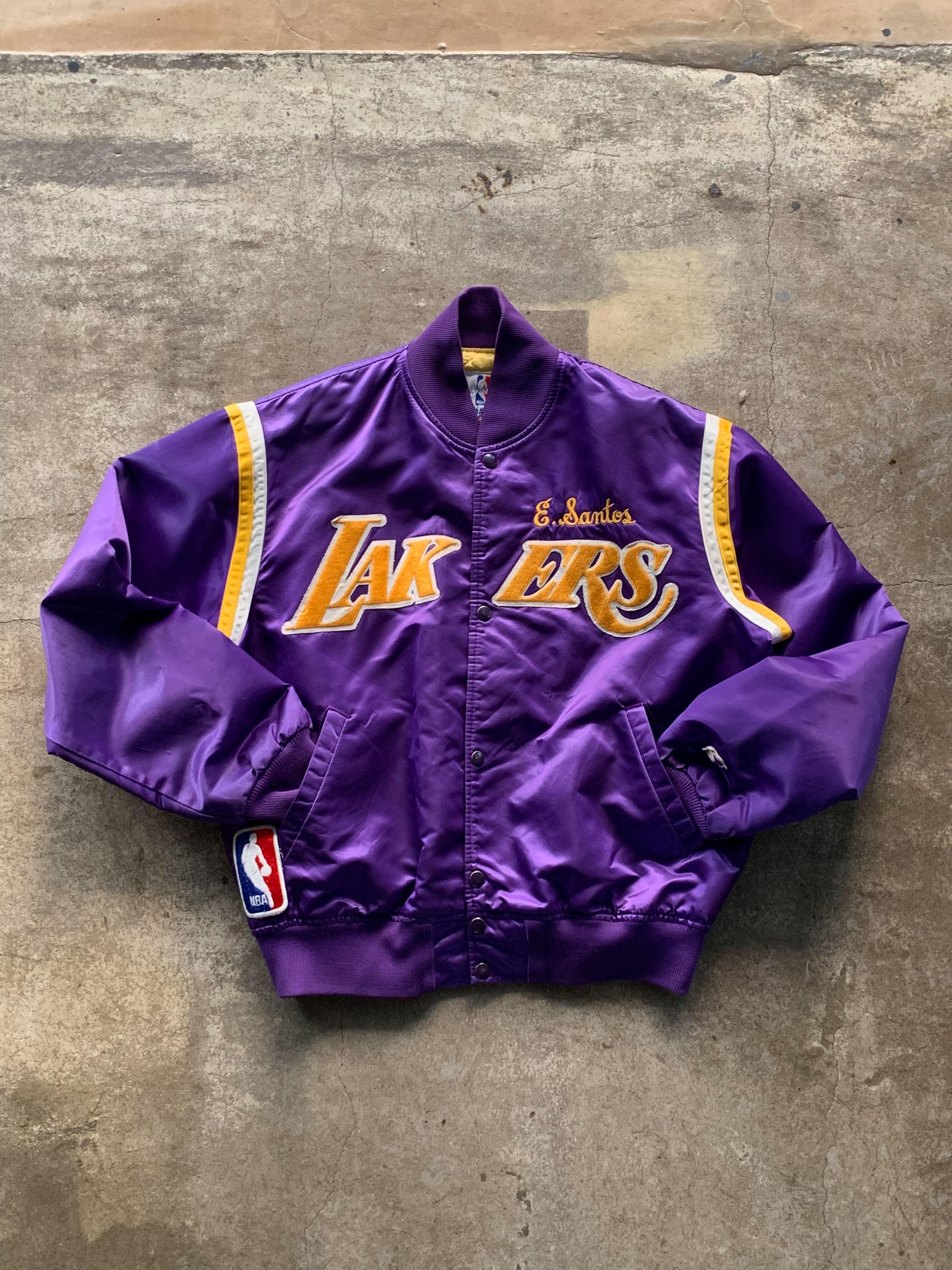 1980-90s STARTER Stadium Jacket 'LA LAKERS' 3