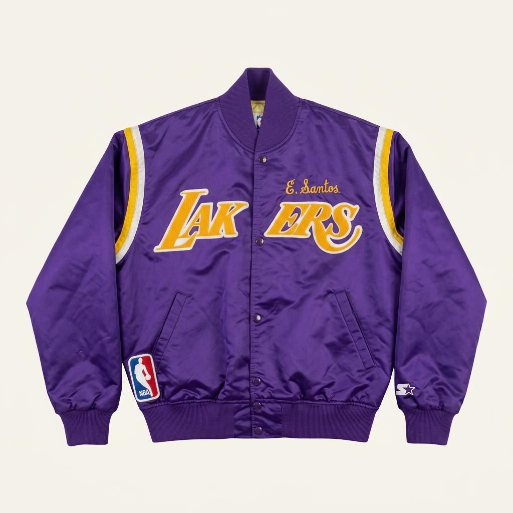 1980-90s STARTER Stadium Jacket 'LA LAKERS' 1