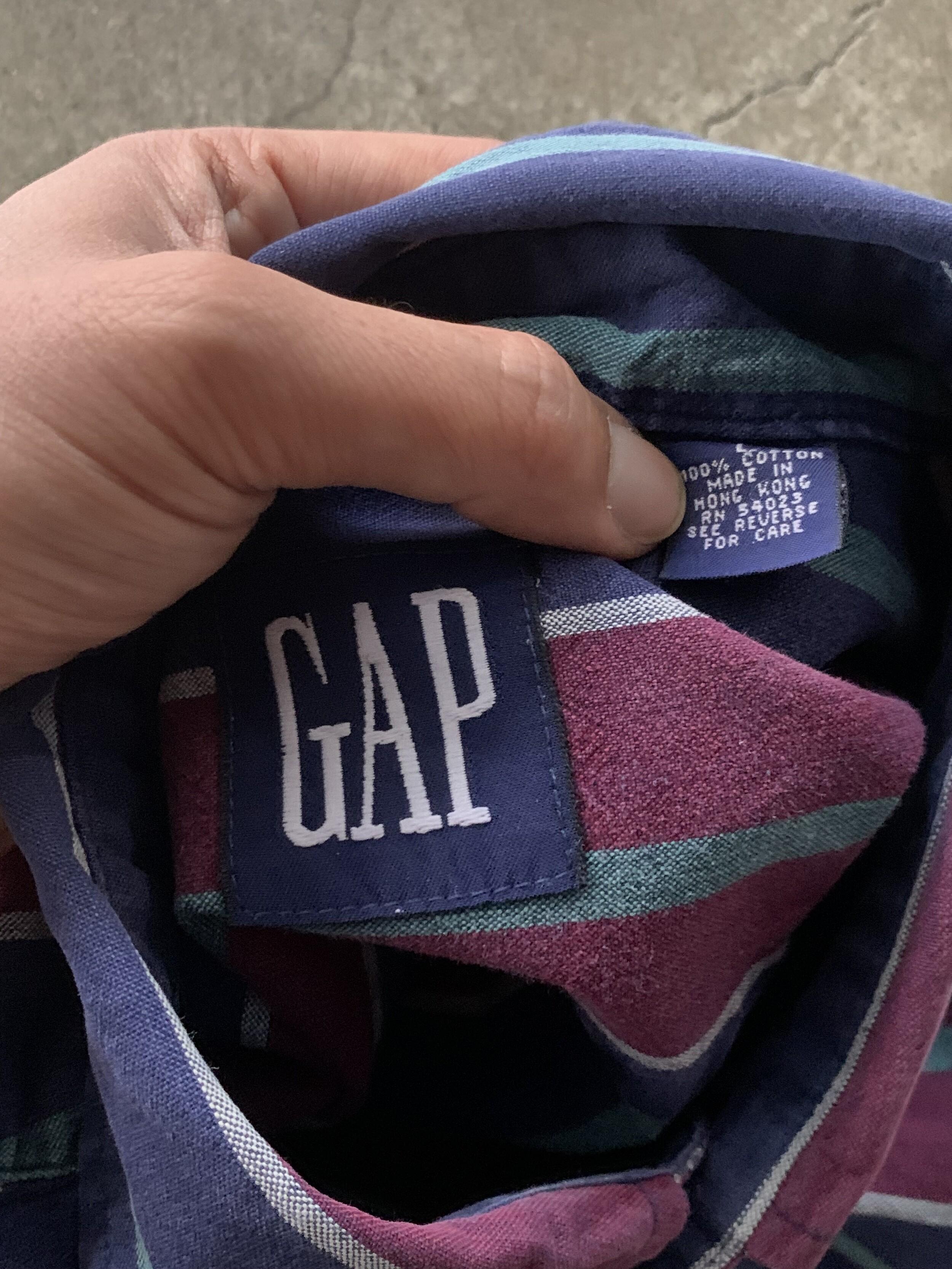 OLD GAP Striped Button Down Shirt 6