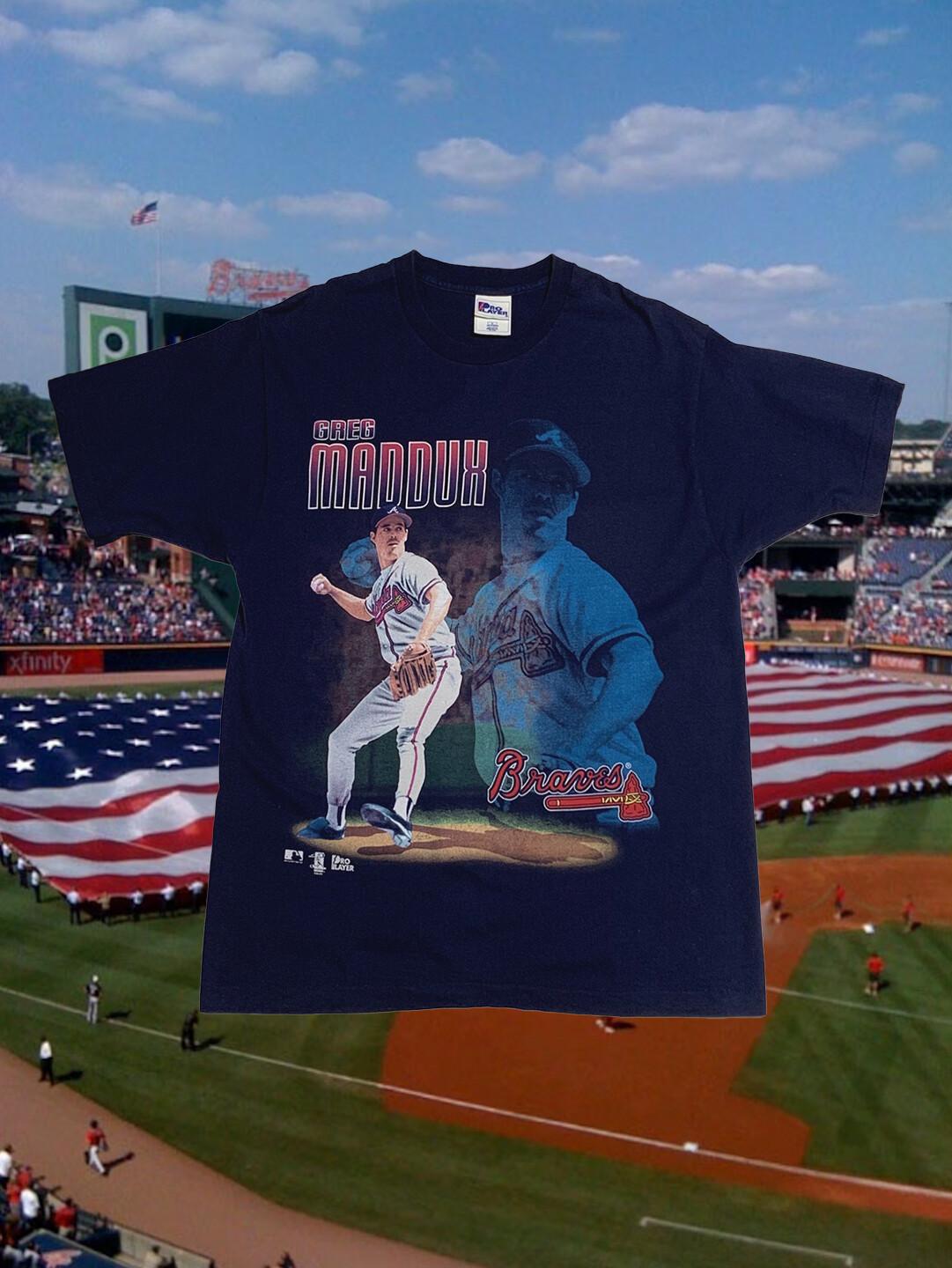 1990s PRO PLAYER GREG MADDUX Tshirt 2