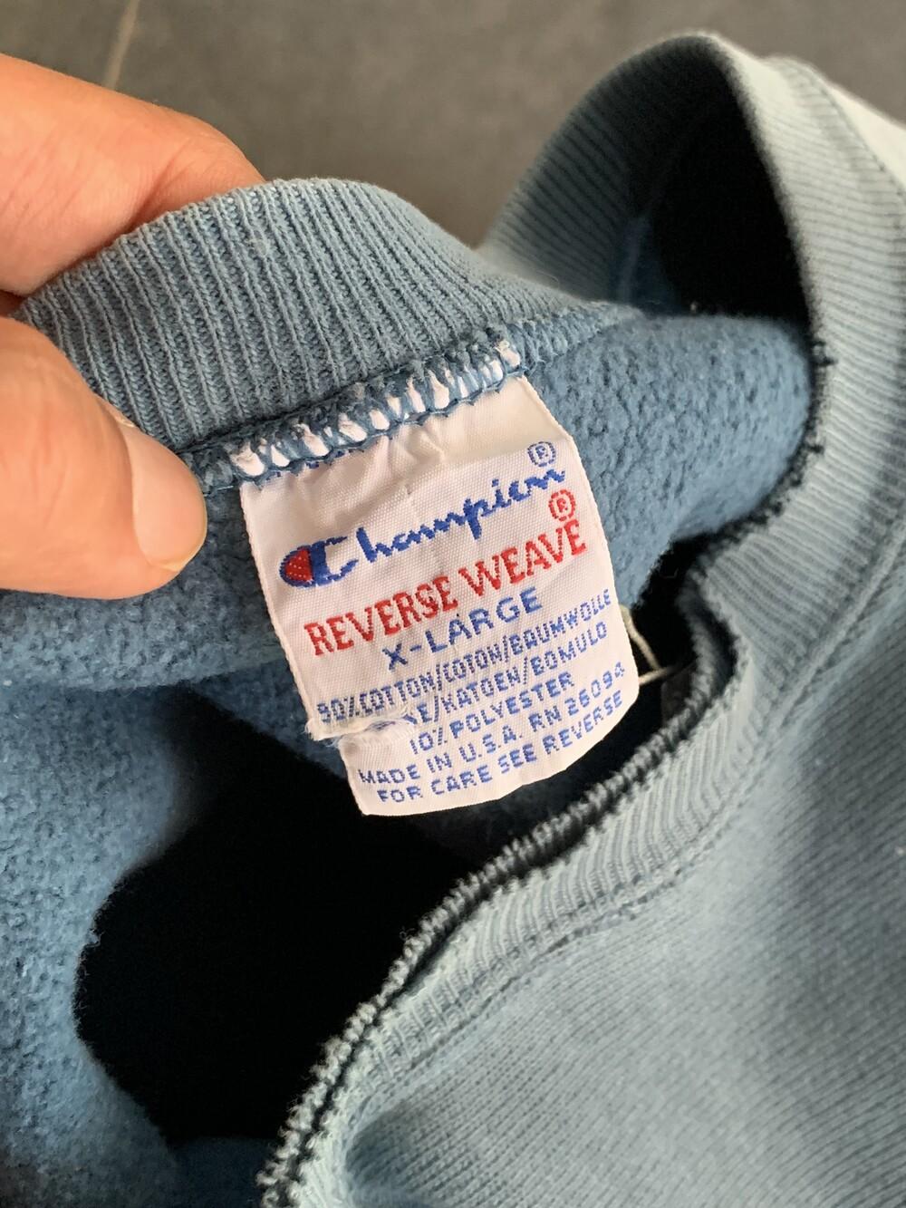 1990s Champion Reverse Weave (Faded Blue) 10