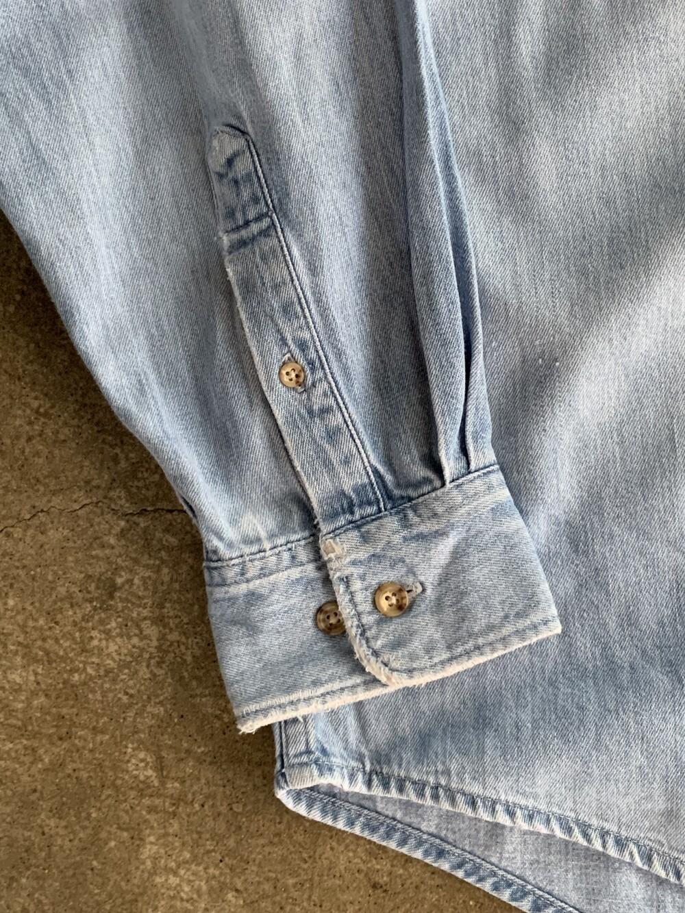 OLD GAP Denim Button Down Shirt 10