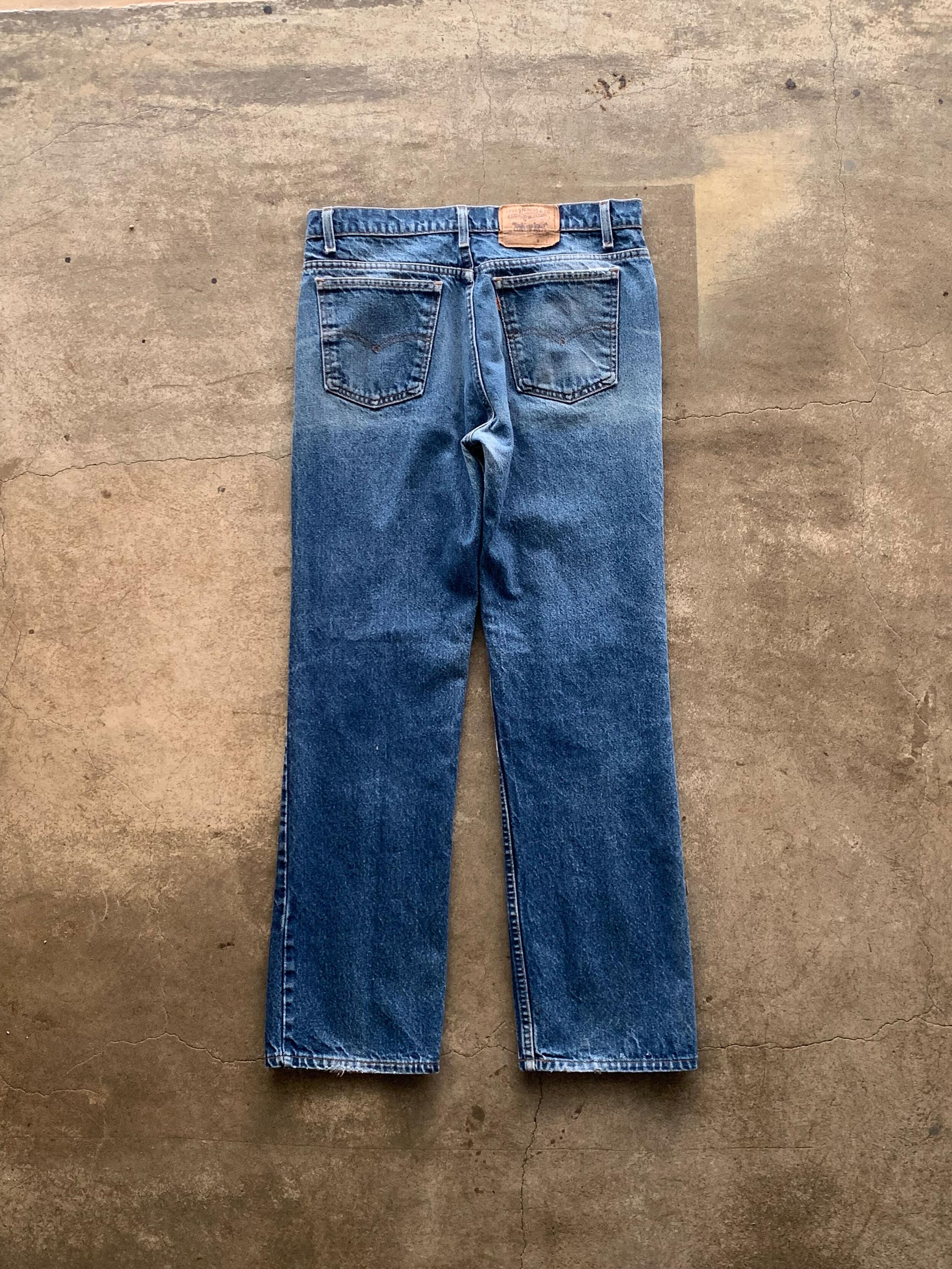 1980s Levi's 517 OrangeTab Denim Jeans (36X33) 6