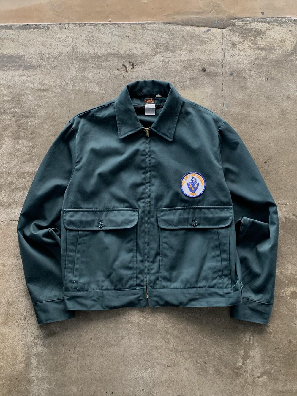 1970s Lee Chetopa Twill Work Jacket (Green) 5