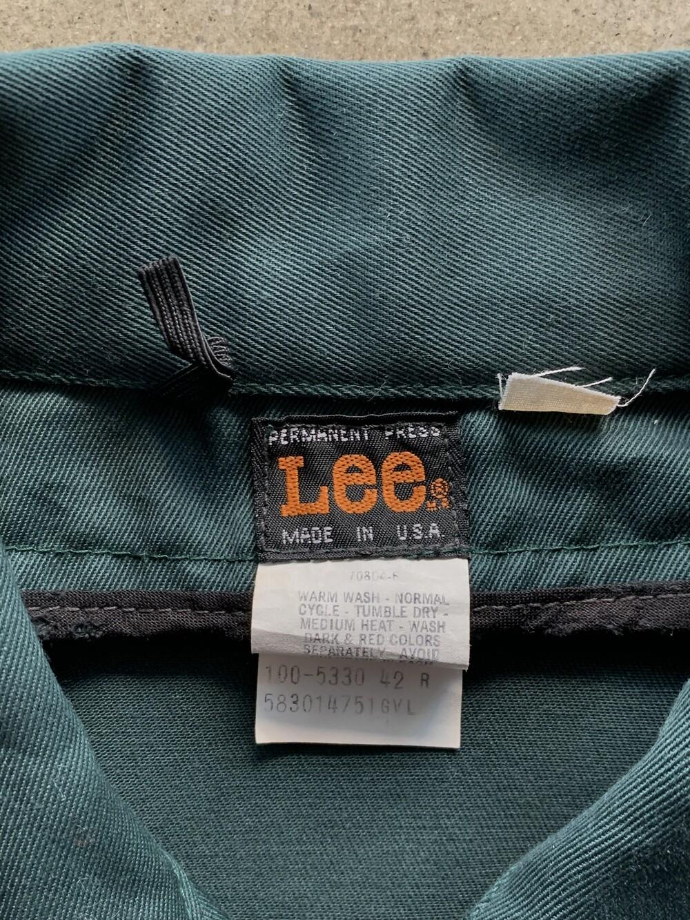 1970s Lee Chetopa Twill Work Jacket (Green) 9