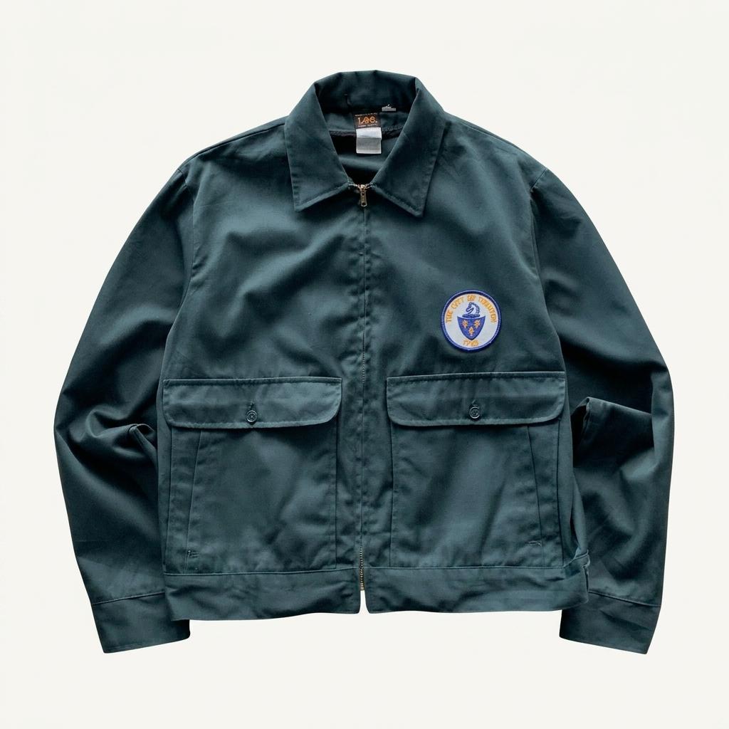 1970s Lee Chetopa Twill Work Jacket (Green) 1