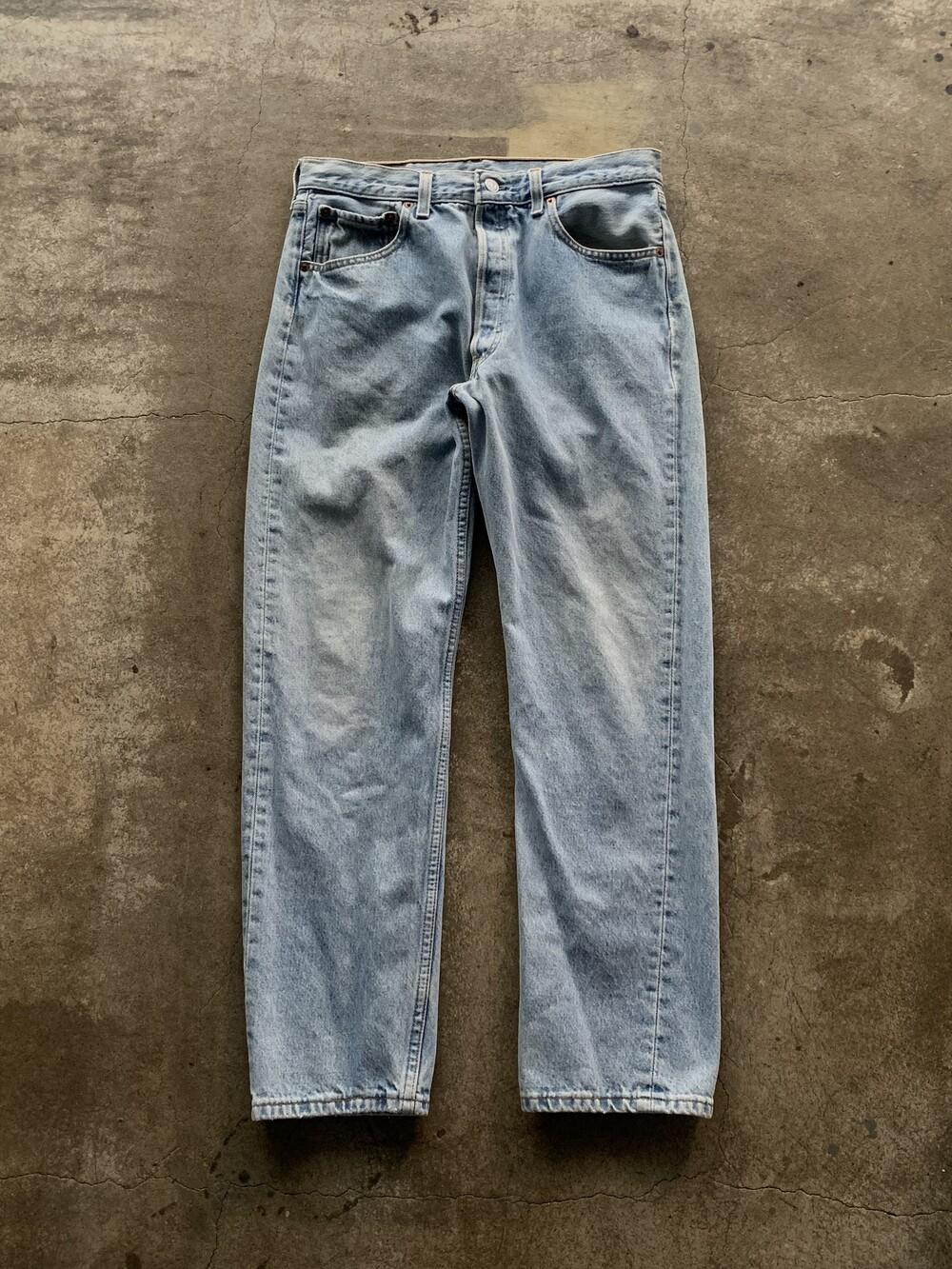 1990s Levi's 501 Denim Jeans (33x30) 8