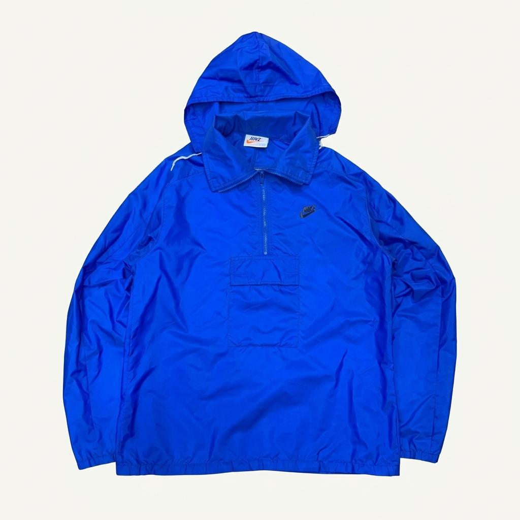 1970-80s NIKE Hooded Nylon Pullover 'KANSAS'