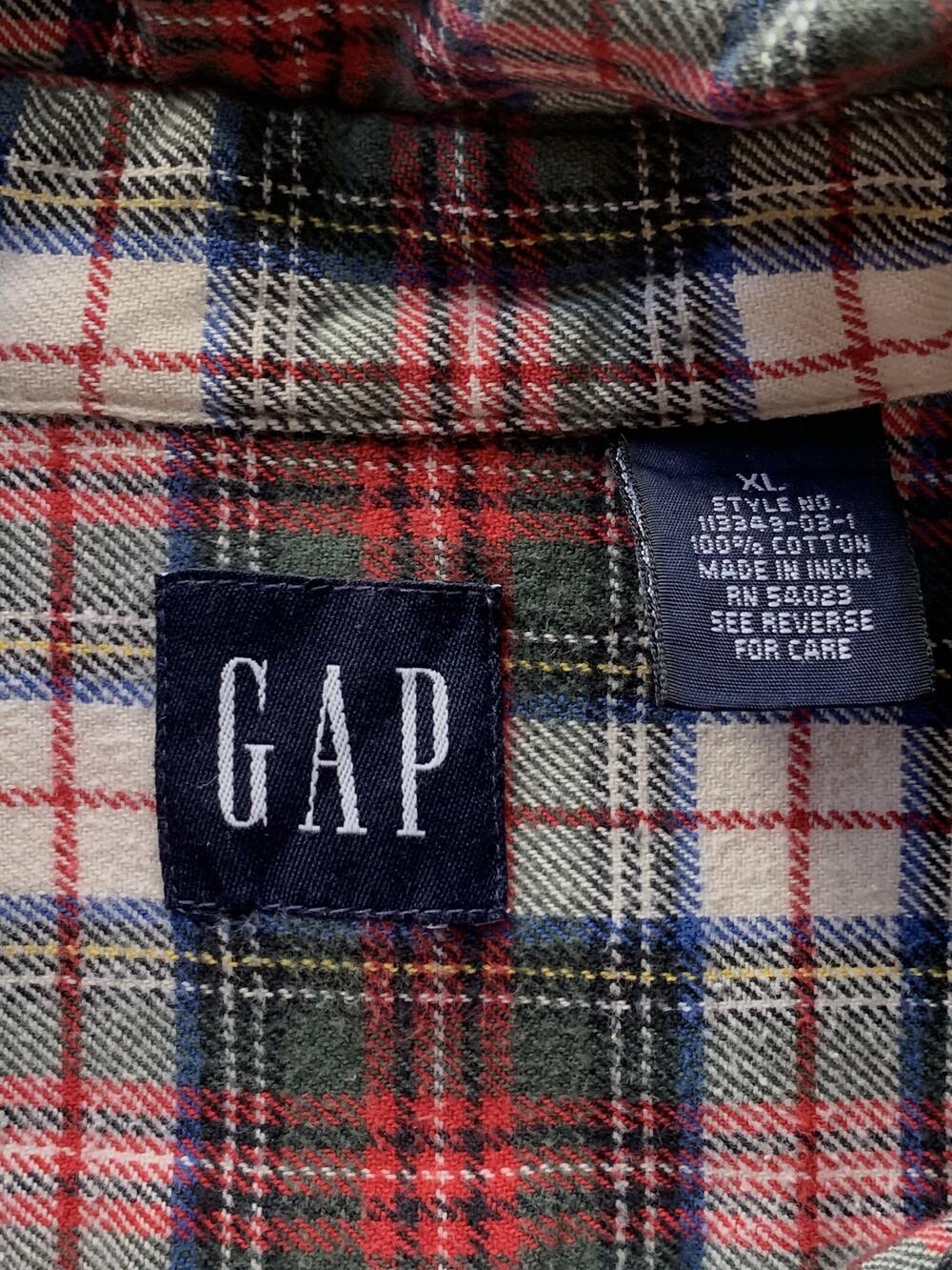 OLD GAP Flannel Button Down Shirt 7
