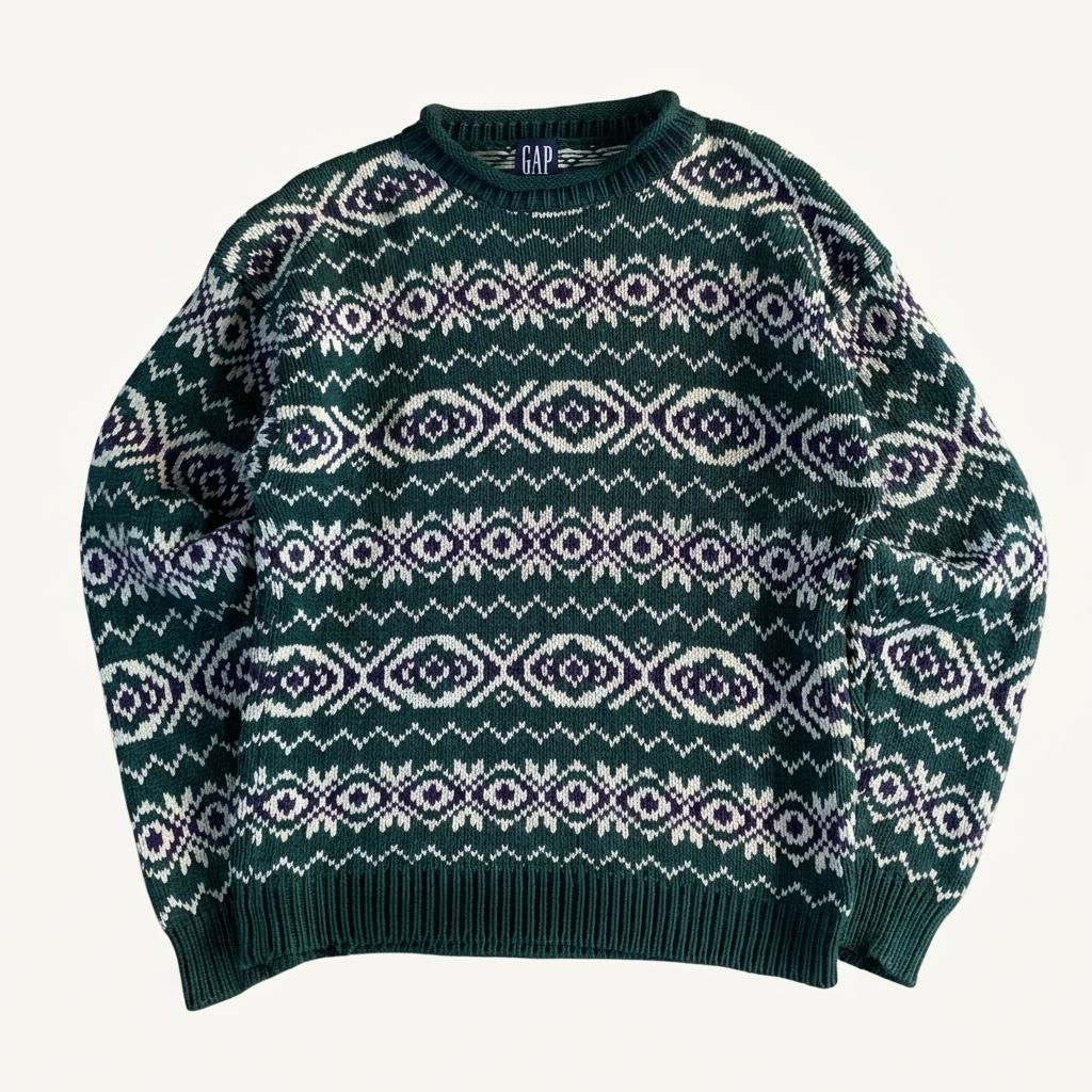 1990s GAP Cotton Rollneck Sweater 1