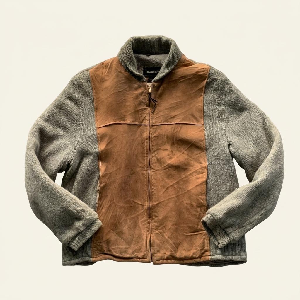 1960-70s TOWNCRAFT by Penney's Wool/Leather  1