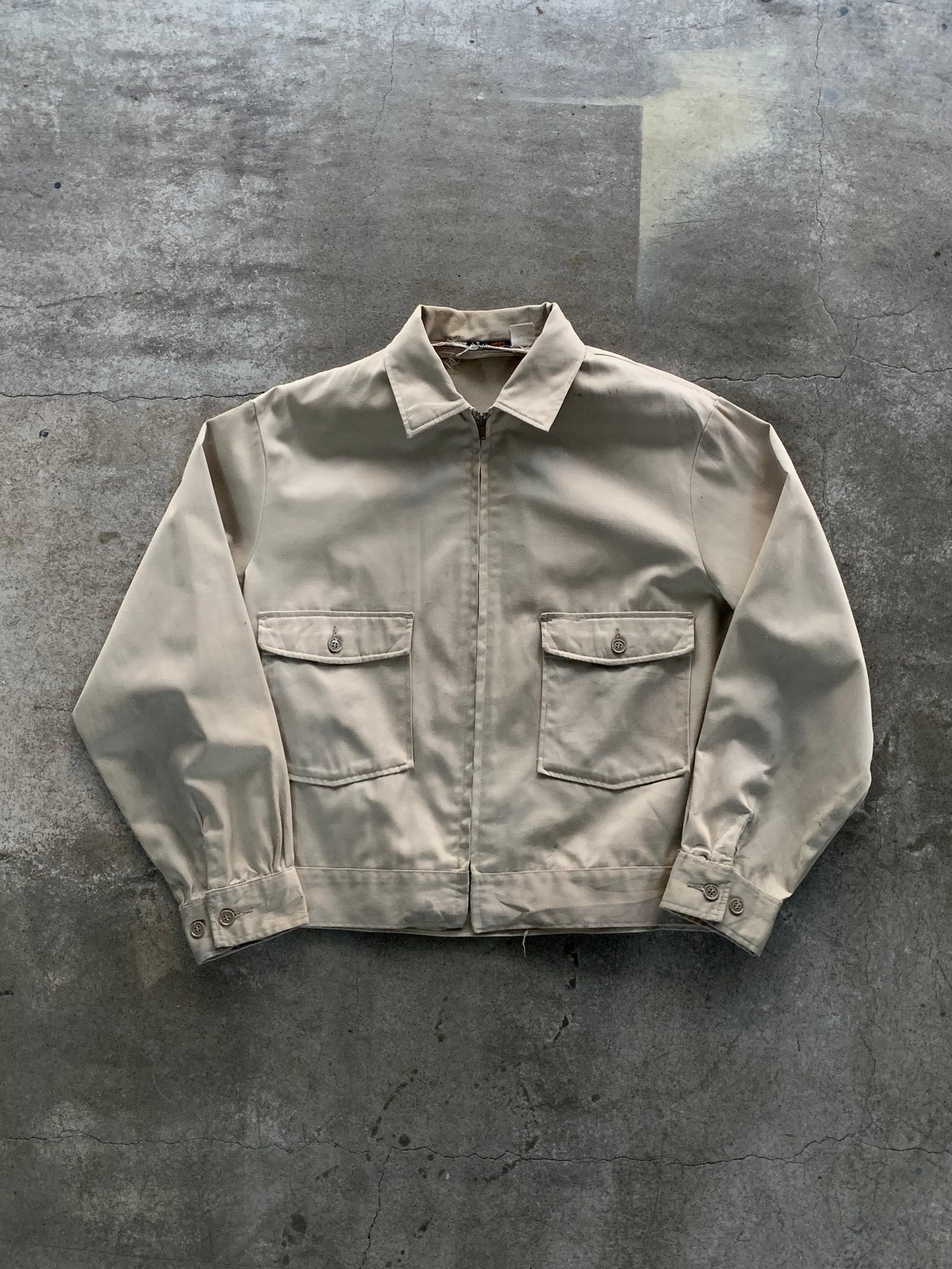 1970s Lee Chetopa Twill Work Jacket (Khaki) 3
