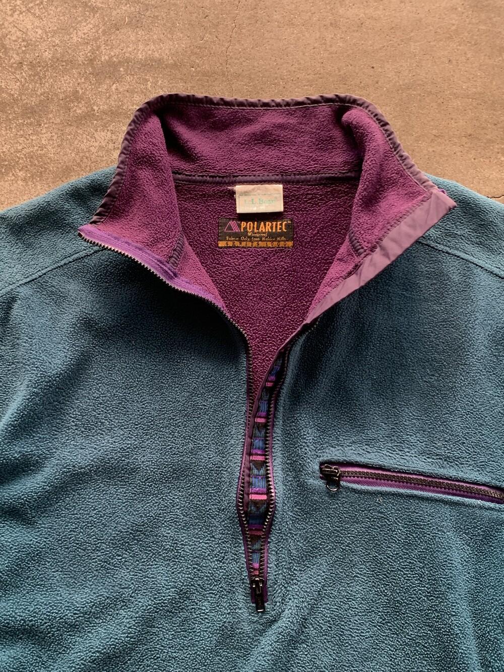 1990s L.L.Bean POLATEC Windproof Fleece Pullover 11