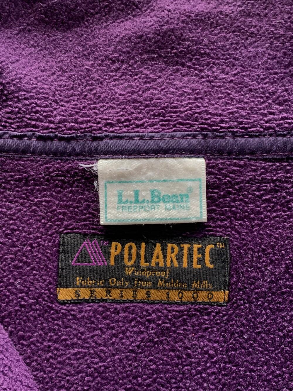 1990s L.L.Bean POLATEC Windproof Fleece Pullover 10