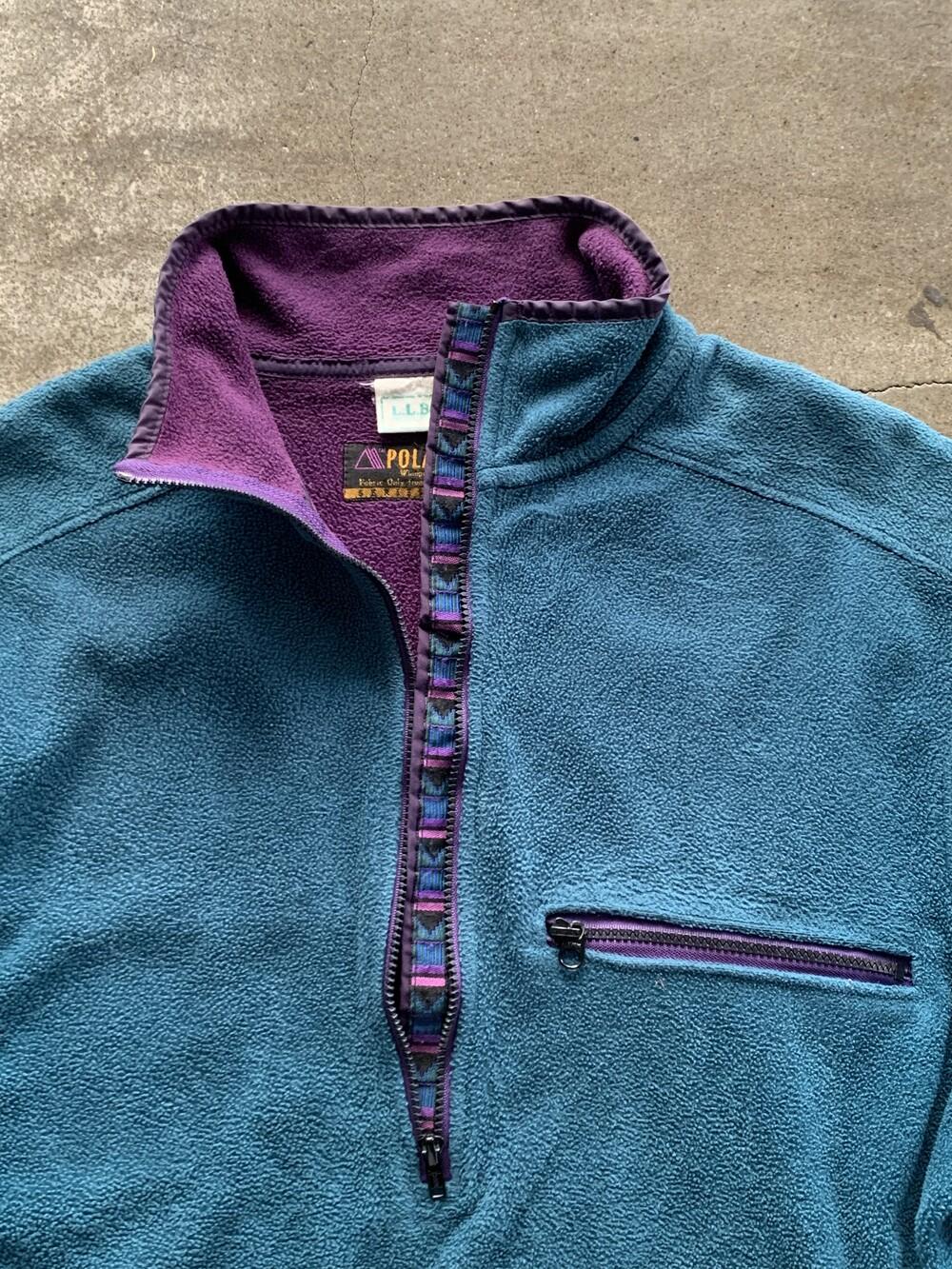 1990s L.L.Bean POLATEC Windproof Fleece Pullover 9