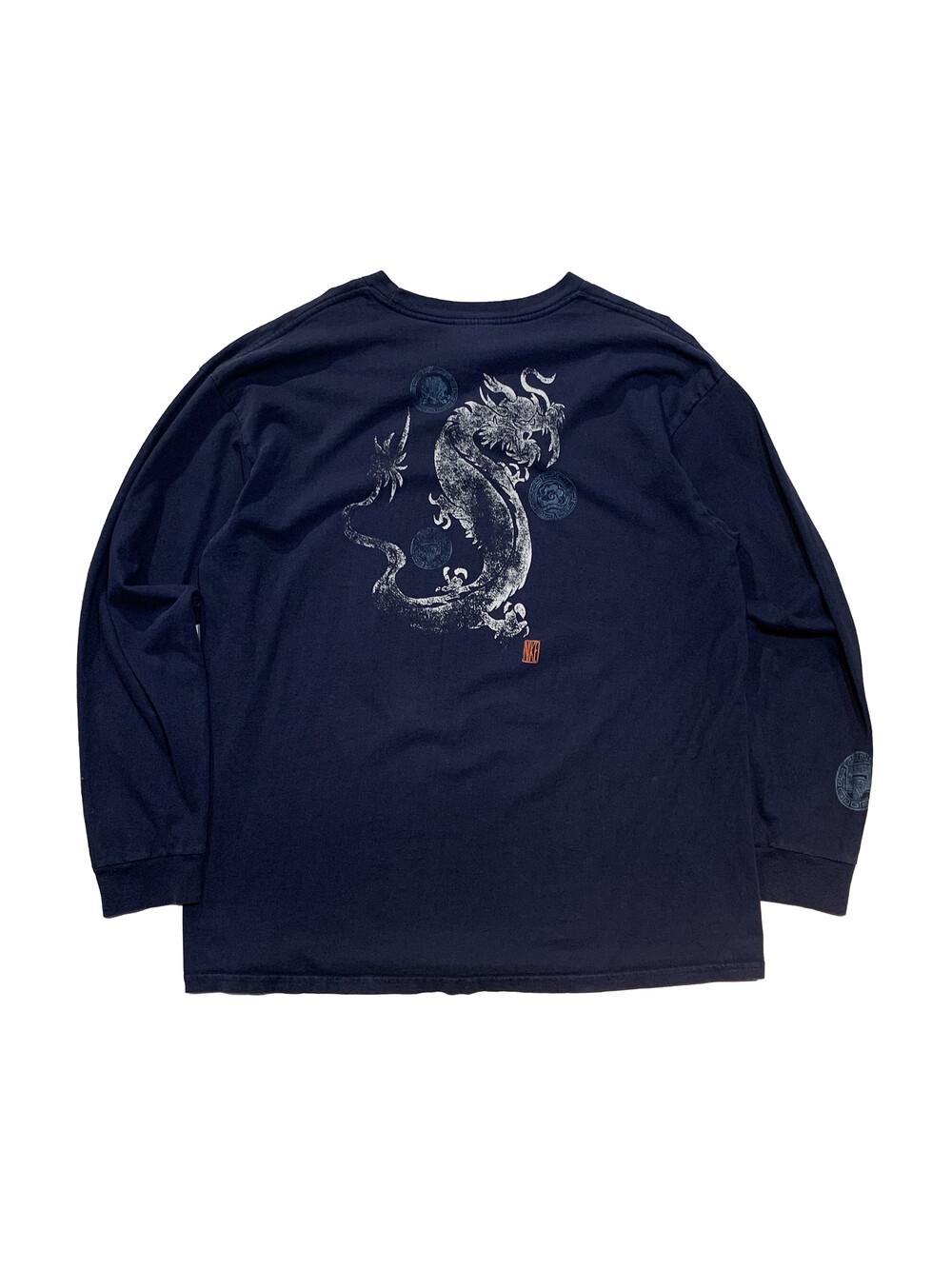 1990s NIKE Double Side Oriental Printed L/S 7