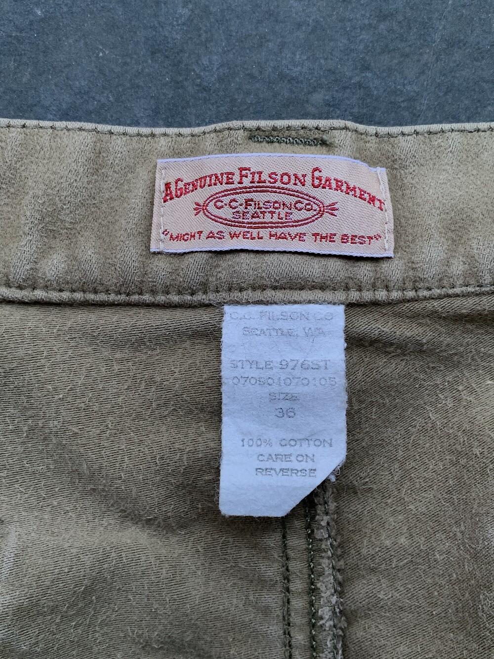 2000s FILSON Moleskin Bush Pants 10
