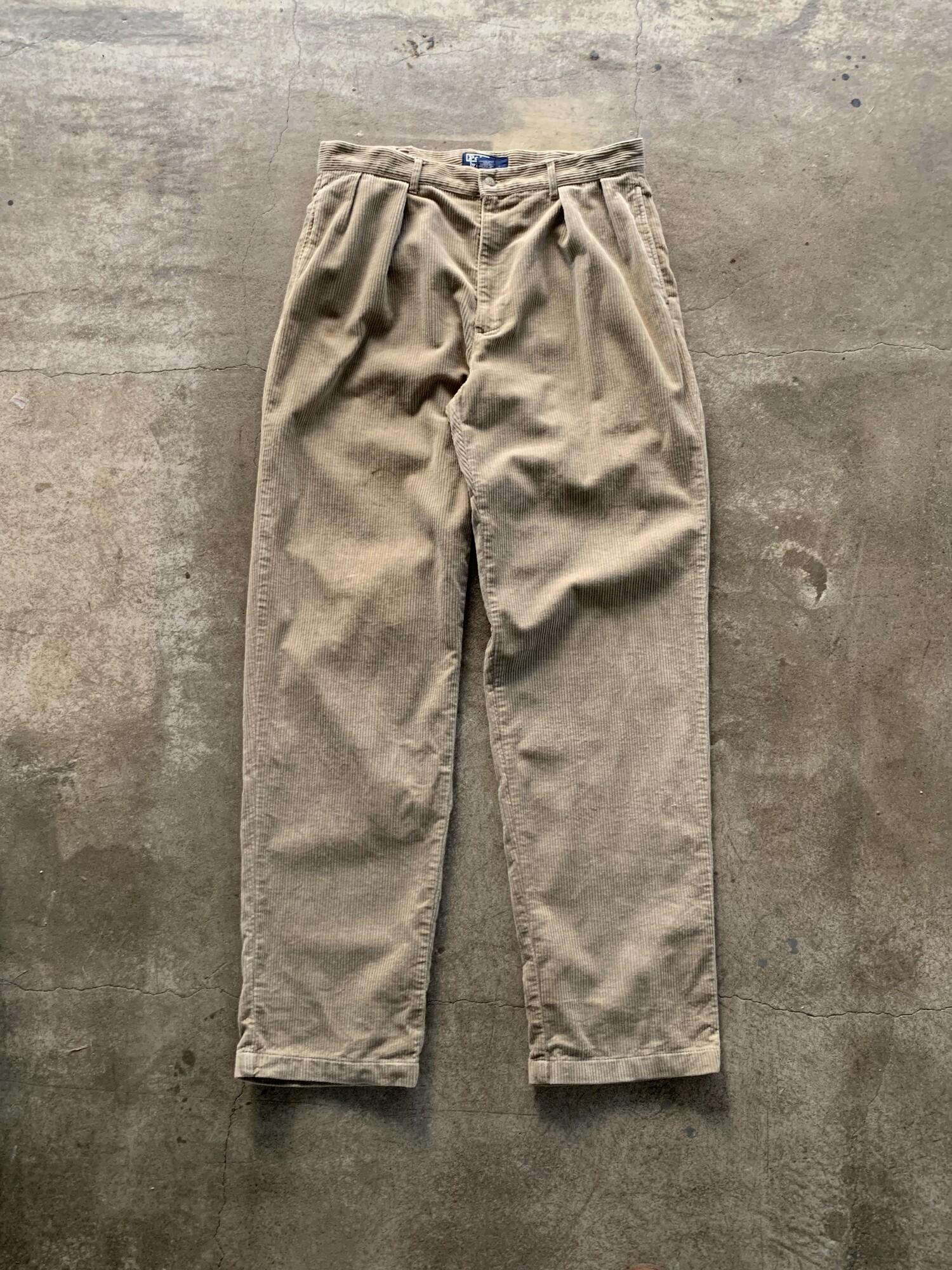 1990s Polo by RalphLauren Pleated Corduroy (34X34) 2