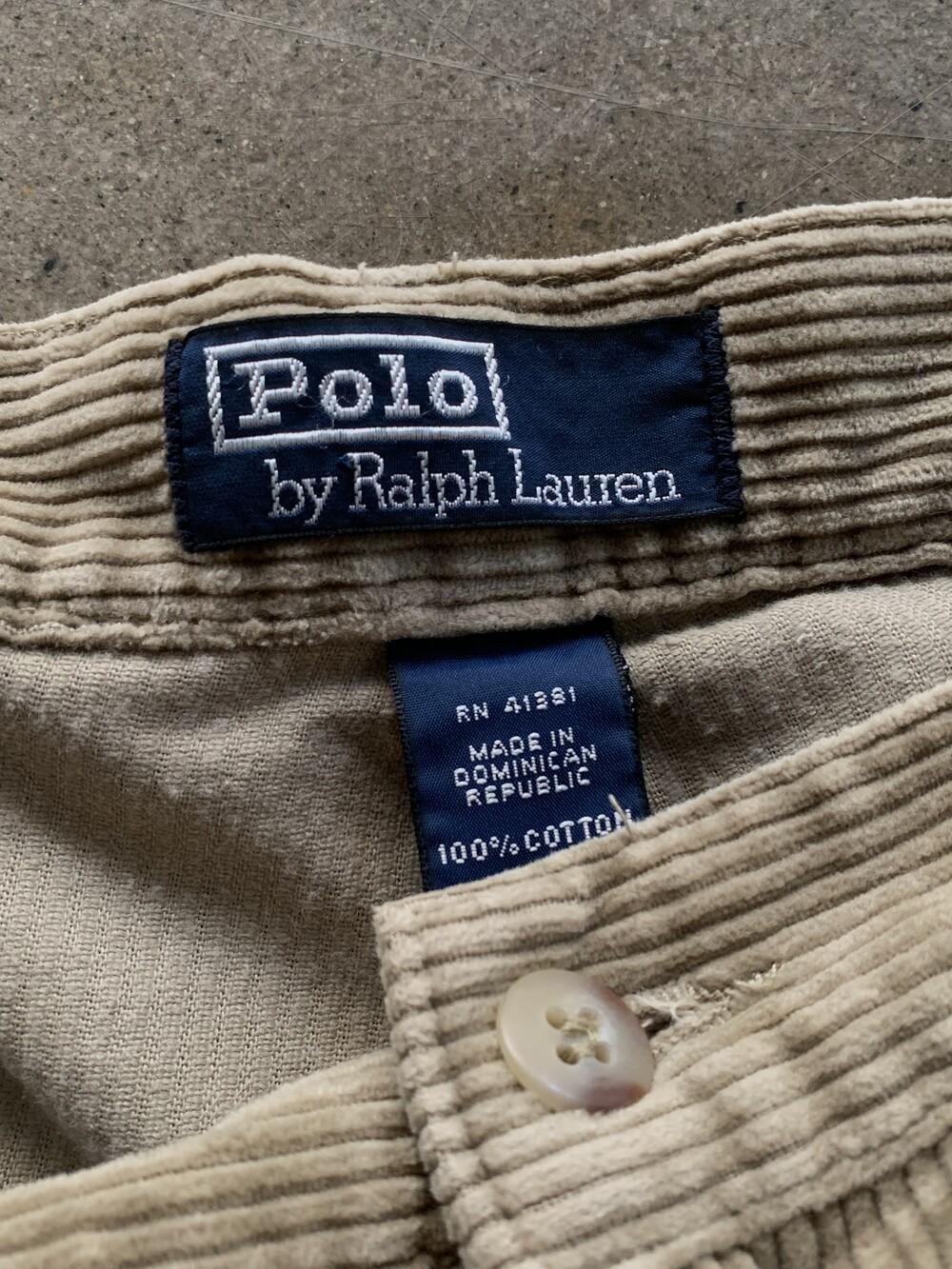 1990s Polo by RalphLauren Pleated Corduroy (34X34) 10