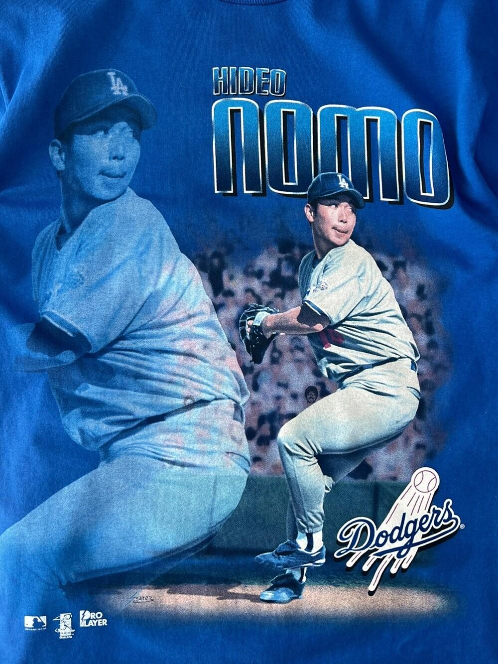 1990s PRO PLAYER T Shirt 'HIDEO NOMO' 9