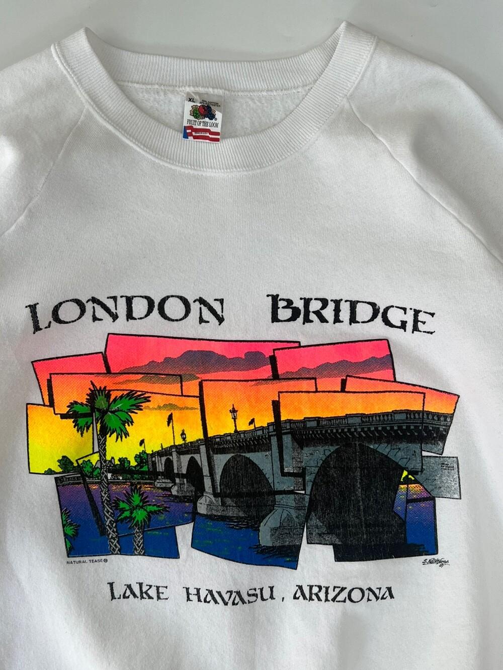 1990s Fruit of the Loom 'LONDON BRIDGE' Tubular 7