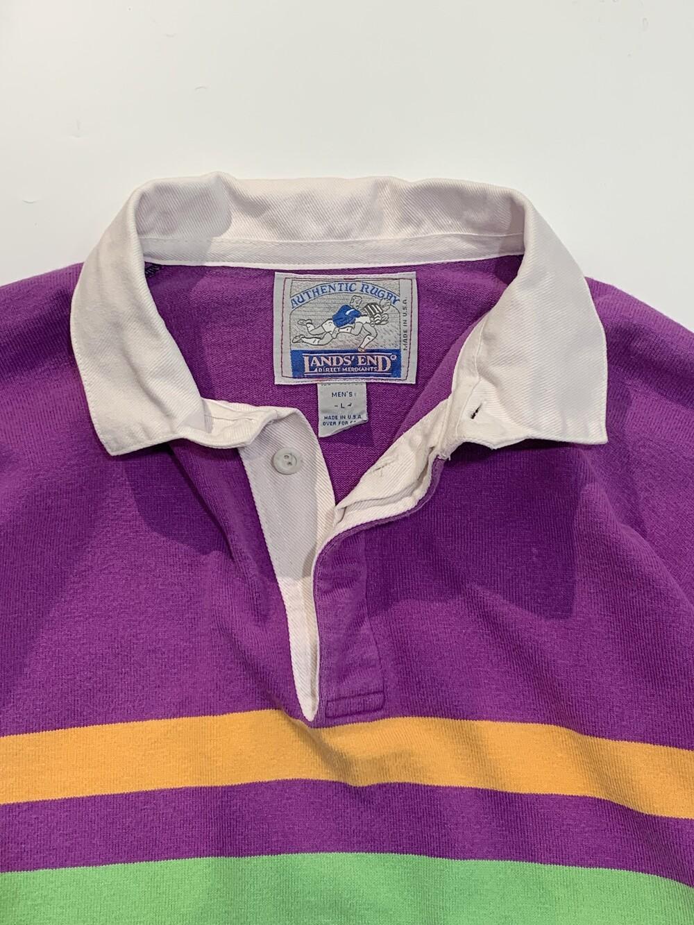 1980-90s LANDS' END Rugby Shirt 7